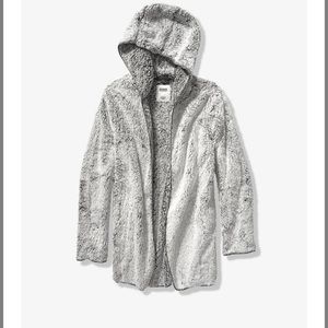 Victoria’s Secret silver color cardigan Sherpa
